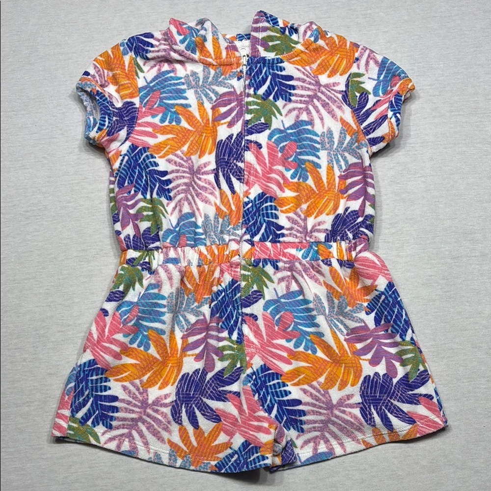 Tucker + Tate Colorful Leaf Print Romper
